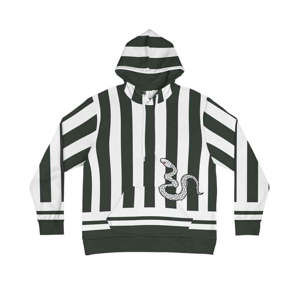 Snake Pillar Classic Stripe Pattern Hoodie