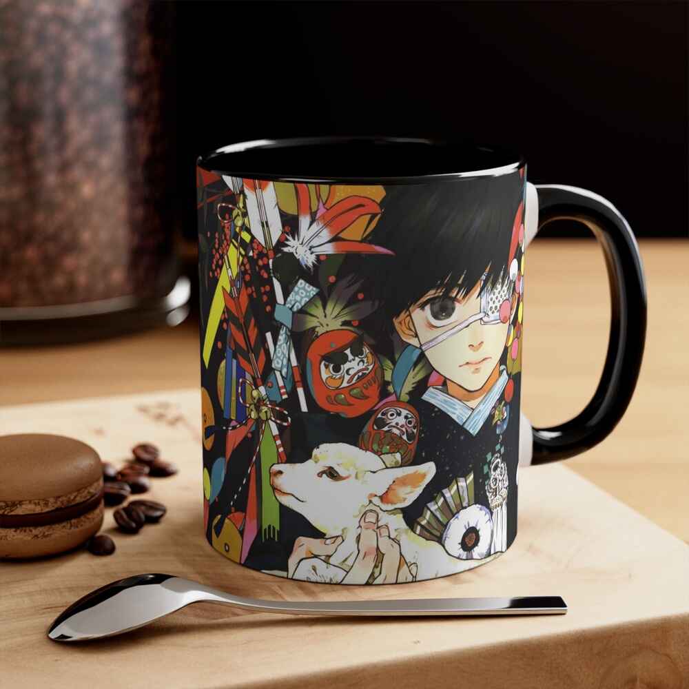 Einäugiger König Ken Kaneki Tokyo Ghoul Akzent-Kaffeetasse