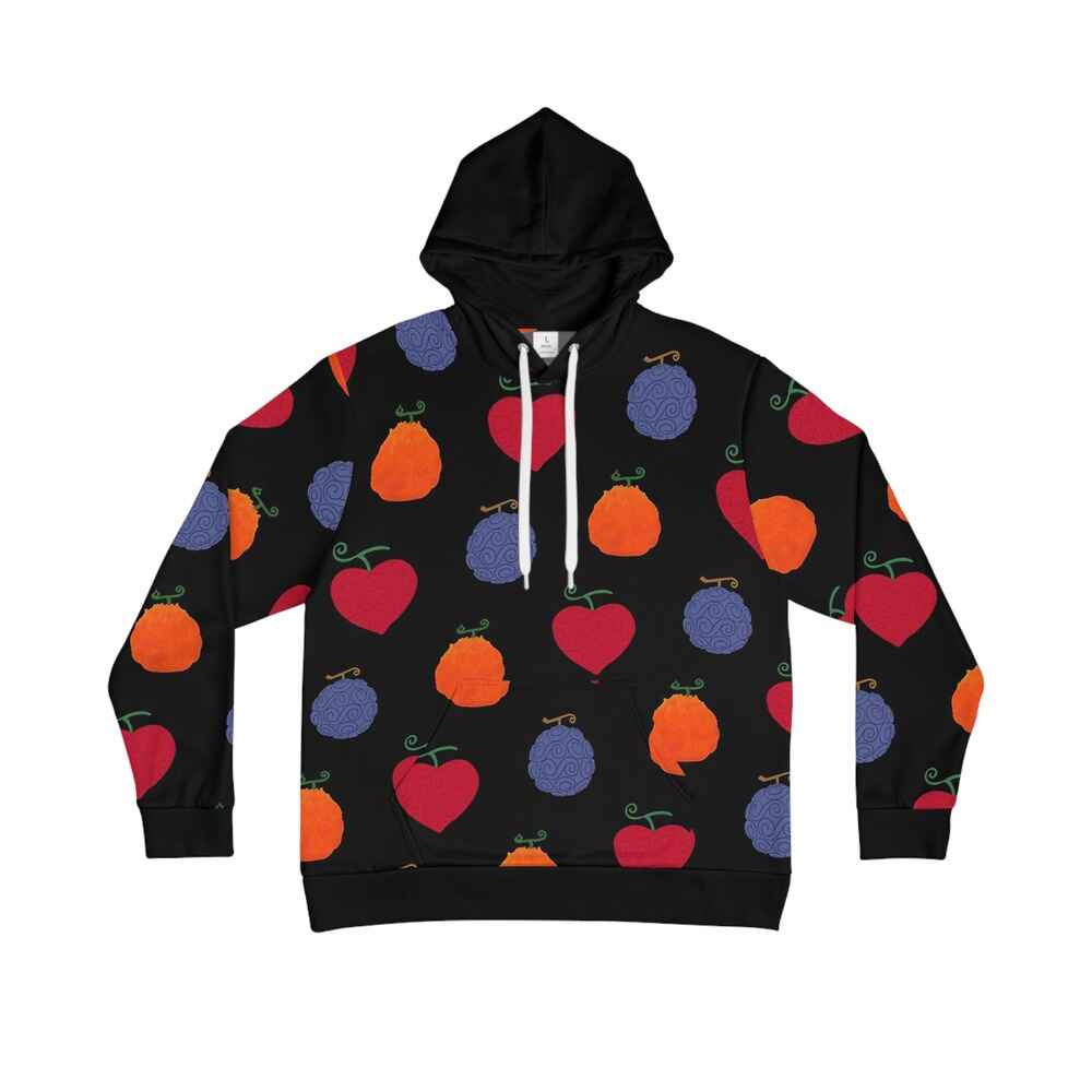One Piece Devil Fruits Brushed Pullover Hoodie