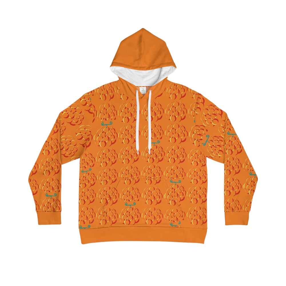 One Piece Mera Mera no Mi Devil Fruit Pattern Hoodie