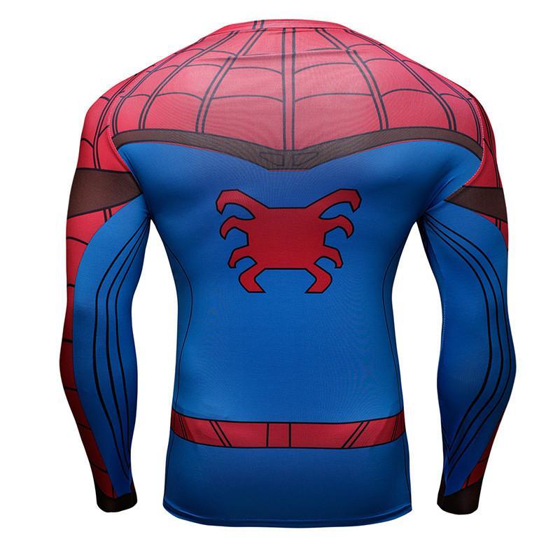 Original Spiderman 3D Printed Spiderman Long Sleeve Shirt