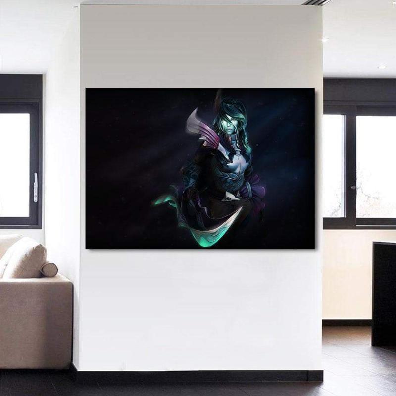 Phantom Assassin Dark Green Style Phantom Assassin Canvas