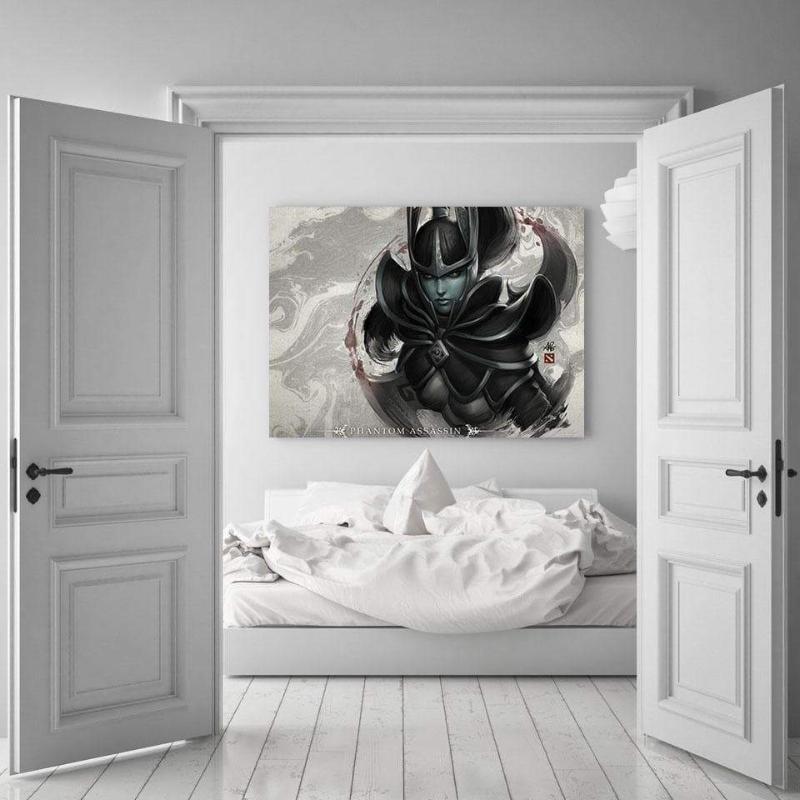 Phantom Assassin Gray Style Phantom Assassin Canvas