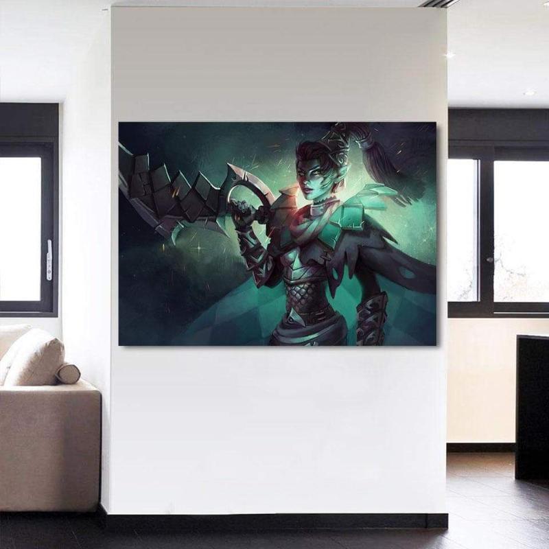 Phantom Assassin Green Argue Style Phantom Assassin Canvas