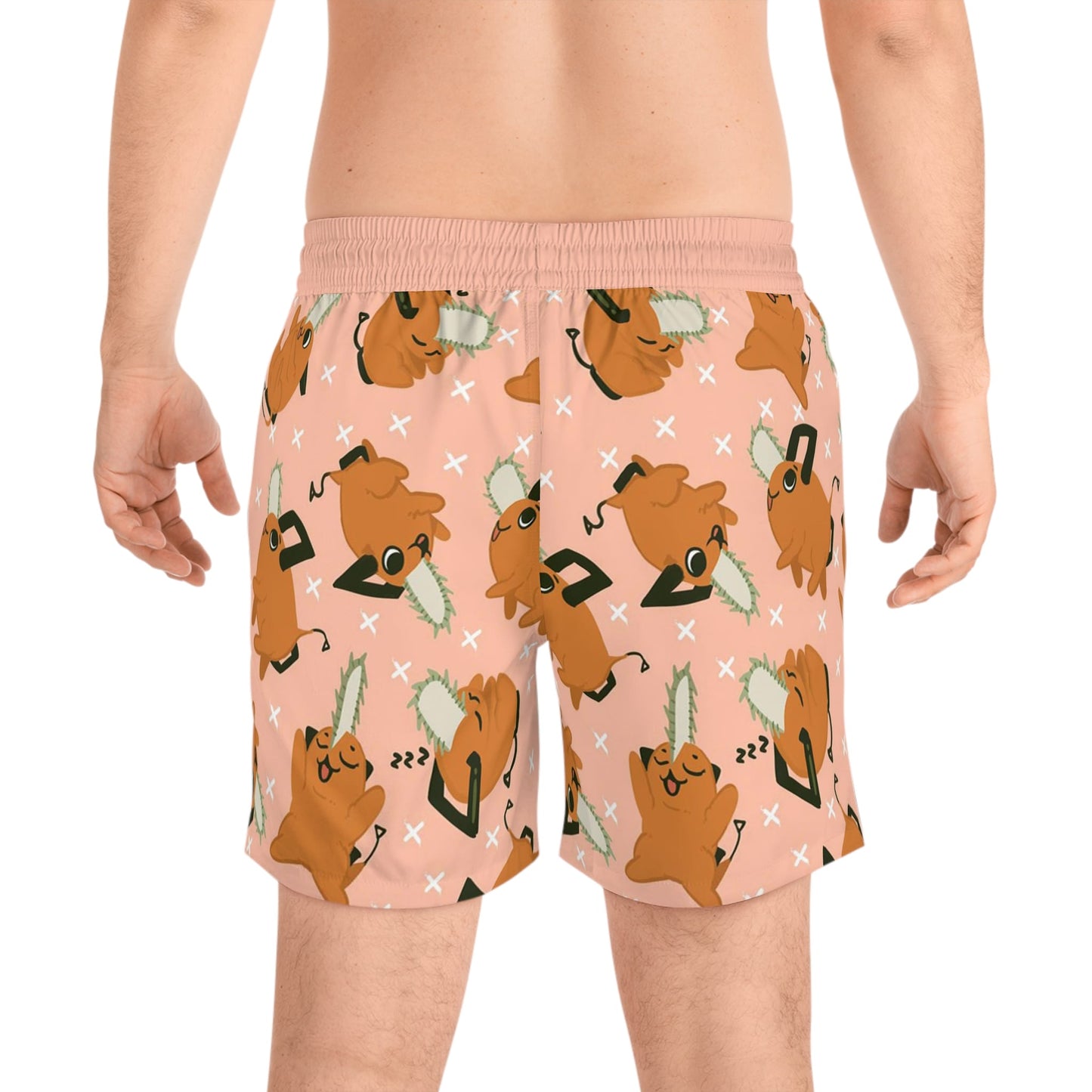 Pochita Devil Chainsaw Man Swim Shorts