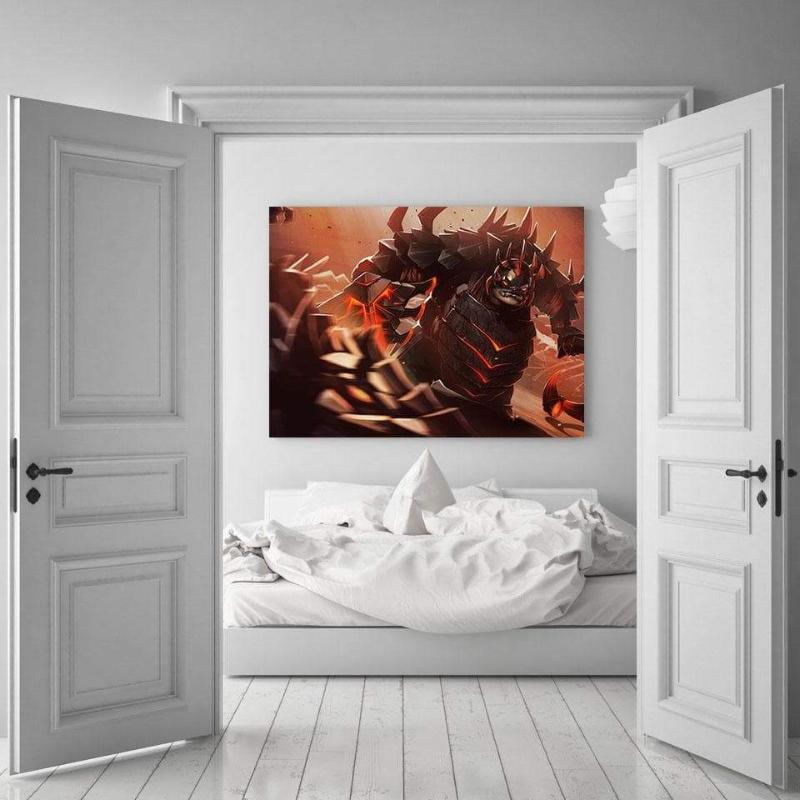 Pudge Red Nice Style Pudge Canvas