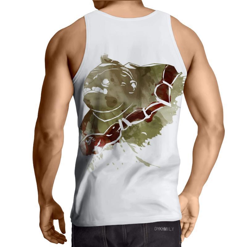 Pudge White Art 3D Printed Pudge Tank Top - Anime Wise