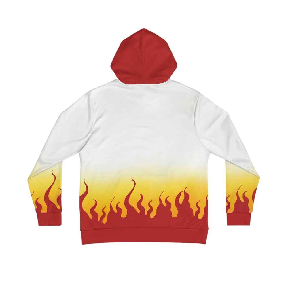 Rengoku Kyojuro Demon Slayer Pattern Pullover Hoodie