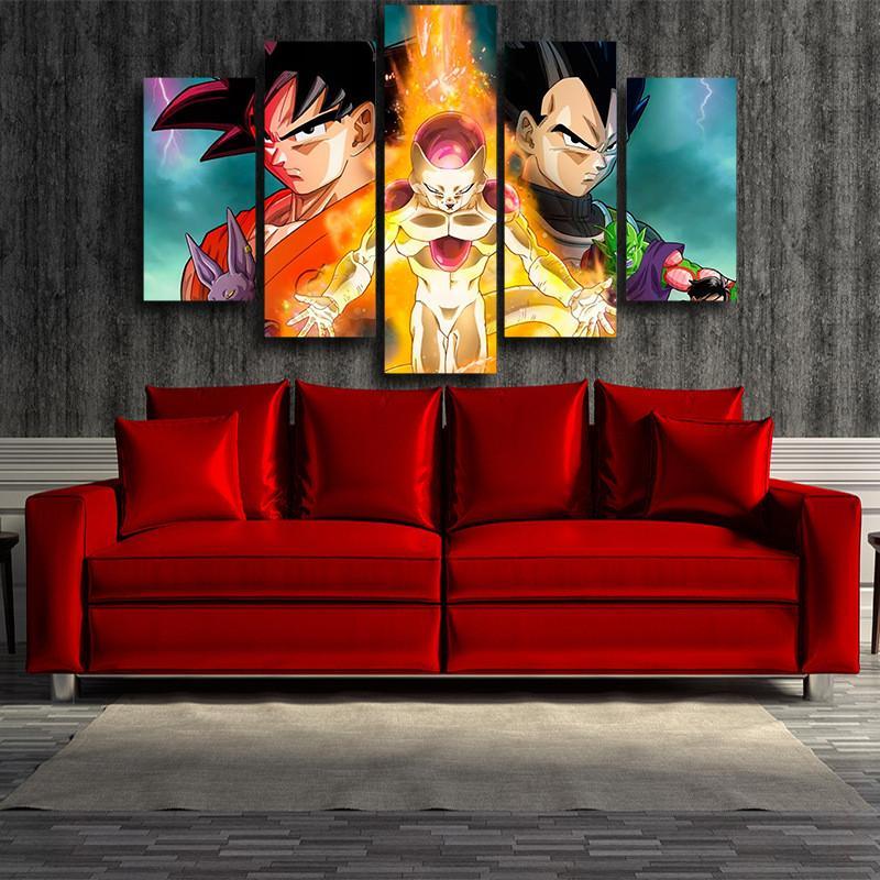 Resurrection Of Frieza 3D Printed Anime Canvas
