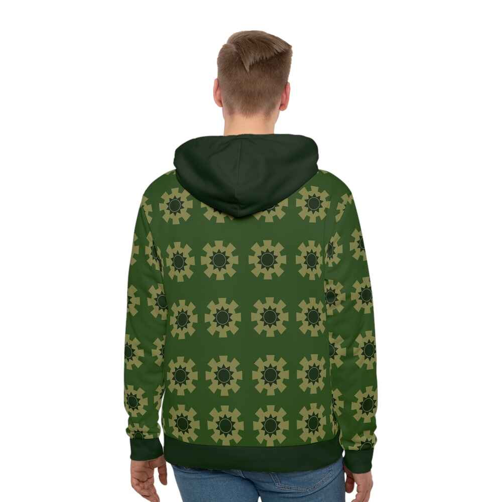 Zoro kimono Pattern One Piece Pullover Hoodie