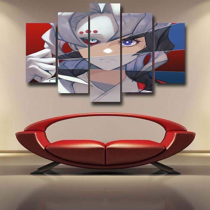 Rui Face Off Demon Kid Demon Slayer Kimetsu no Yaiba 3D Canvas-Demon Slayer-Canvas,Demon Slayer,Demon Slayer Kimetsu no Yaiba,Rui