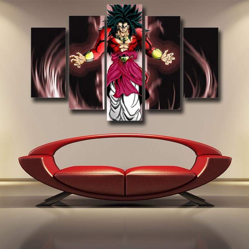 SSJ4 Broly The Legendary Saiyan 3D Printed Anime Canvas
