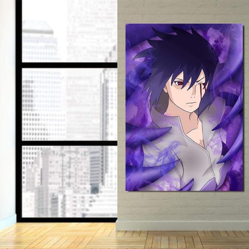 Sasuke Susanoo Naruto 3D Printed Naruto Canvas-Naruto-Canvas,Naruto,Purple