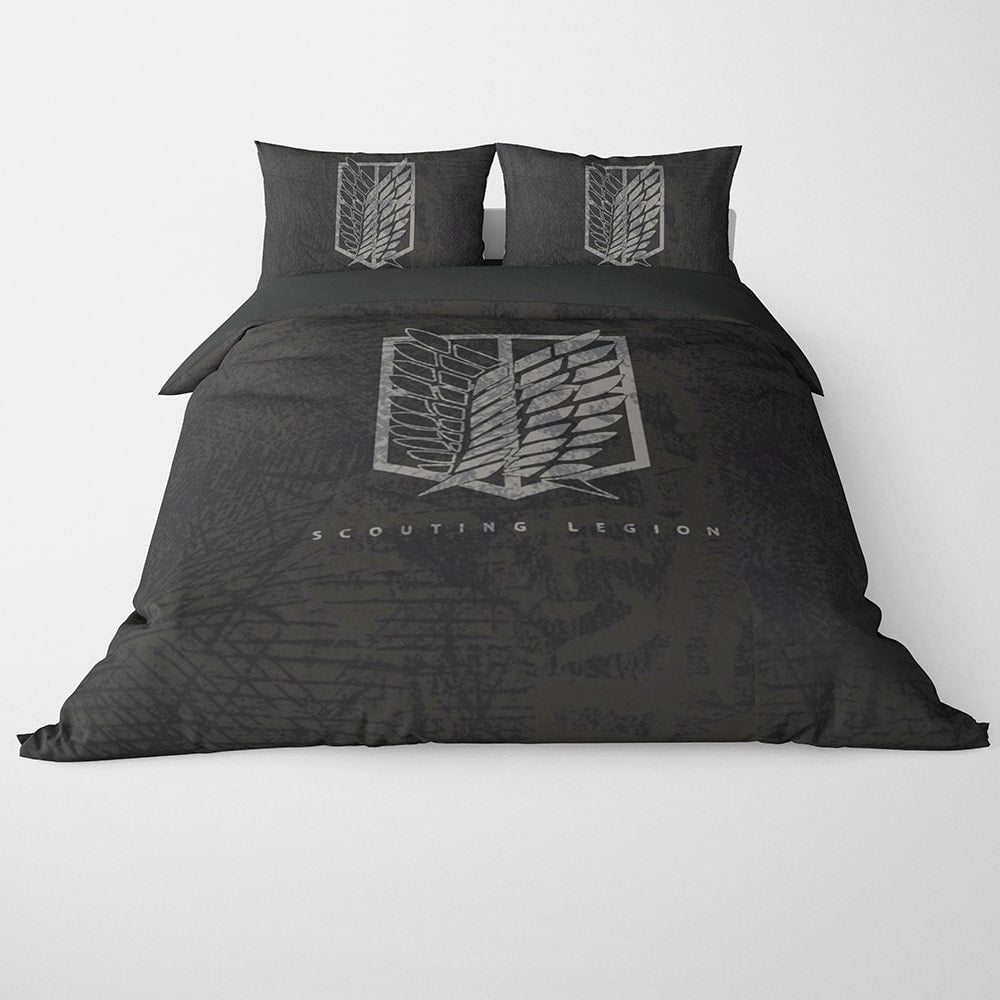 Buy Attack on Titan Scouting Legion Emblem Duvet Cover