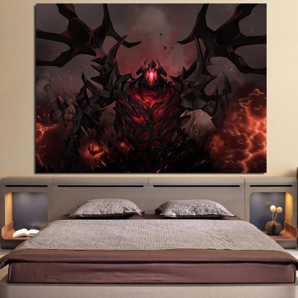 Shadow Fiend Black Shadow Fiend Canvas