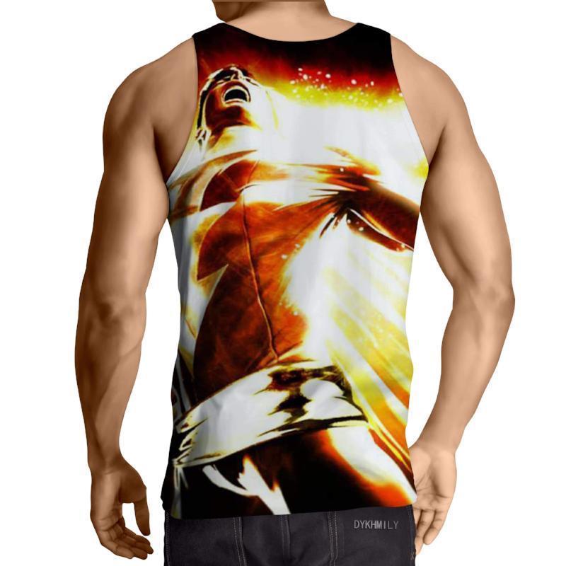 Shazam Power 3D Printed Shazam Tank Top - Anime Wise