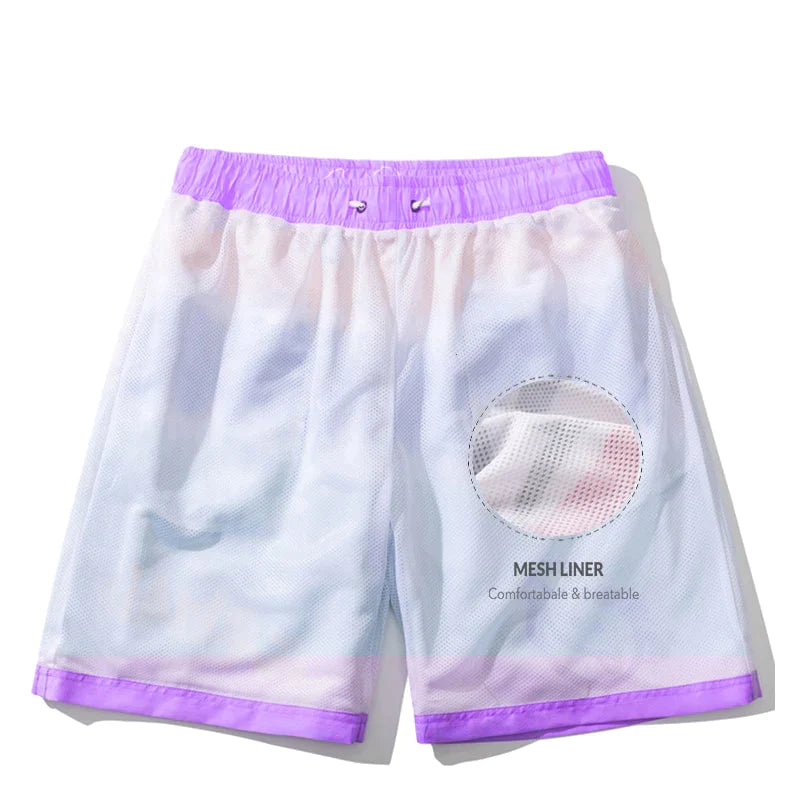 Chainsaw man Reze Devil Purple Brushed Shorts