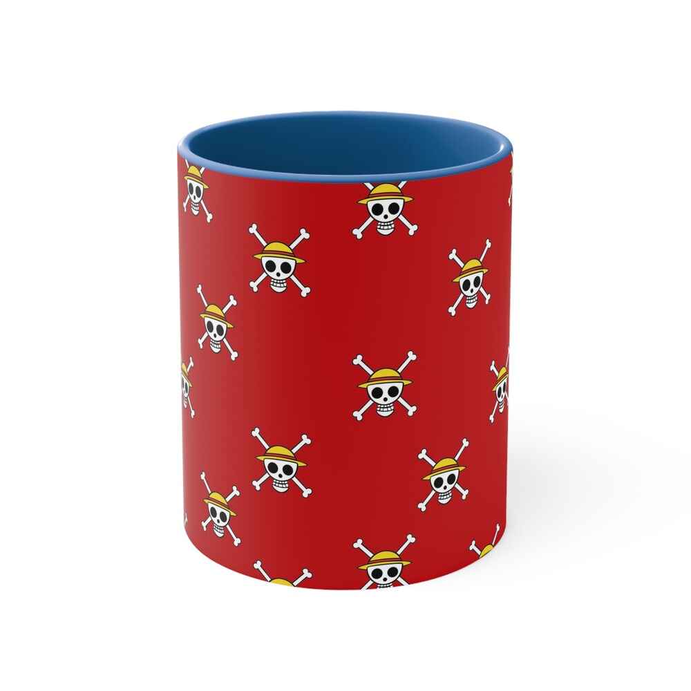 Straw Hat Pirates Jolly Roger One Piece Accent Coffee Mug