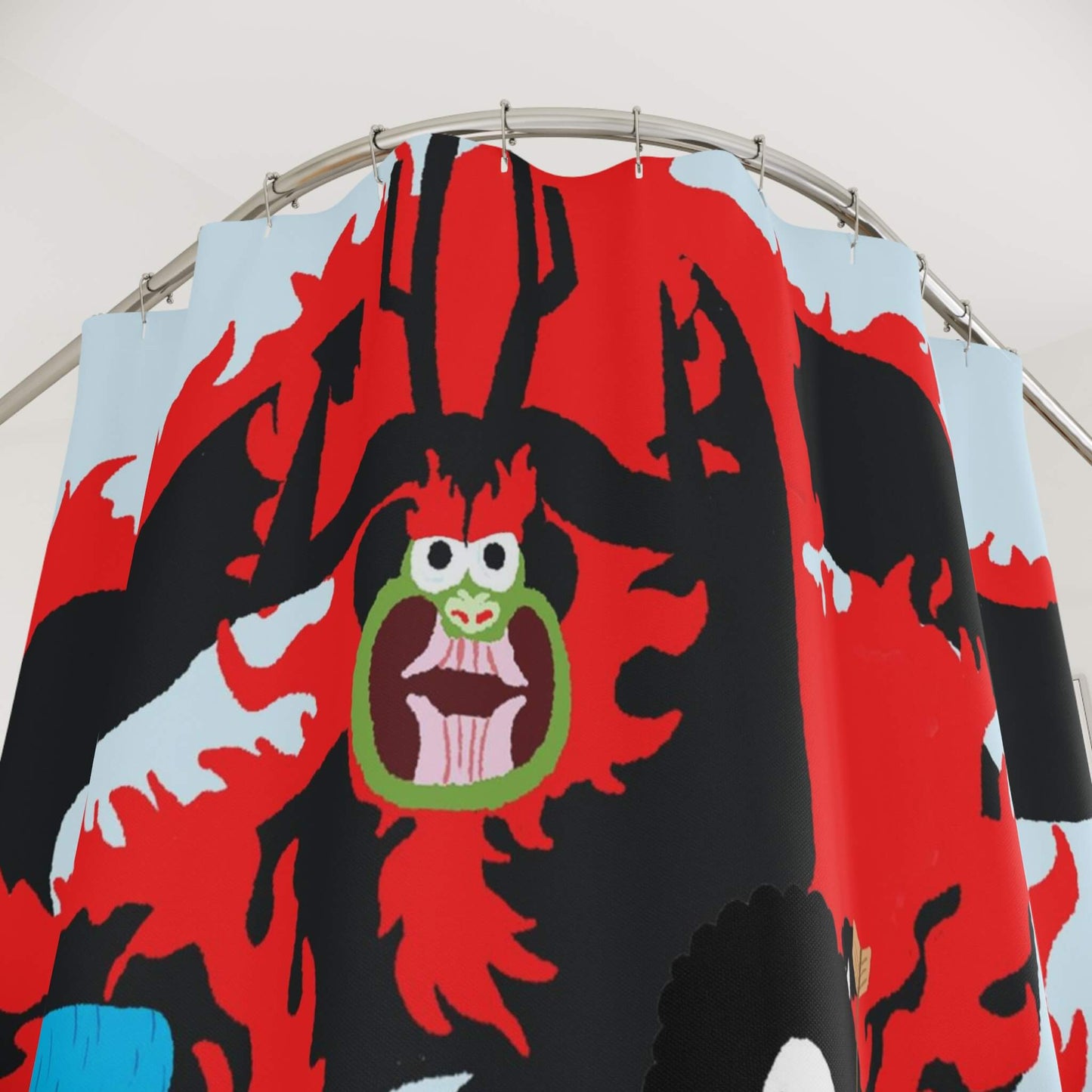 Sumarai Arc One Piece Abstract Anime Art Shower Curtains