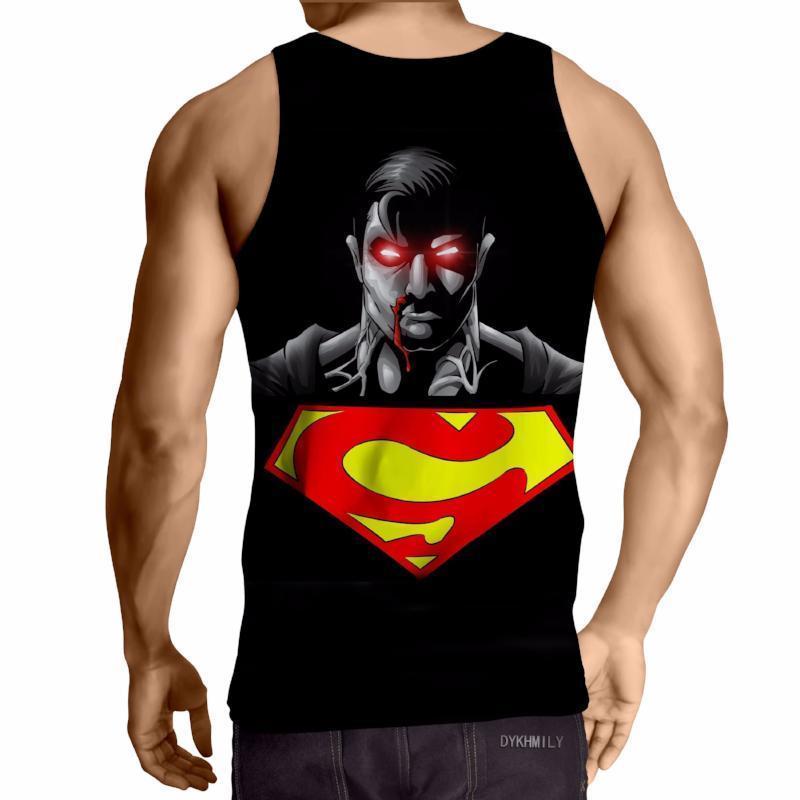 Superman Action Pack 3D Printed Superman Tank Top