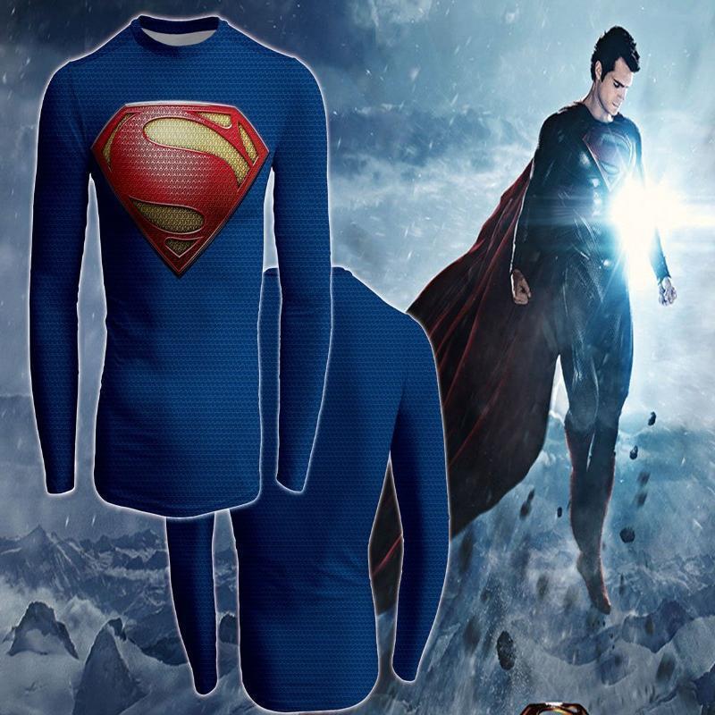 Superman Flying God 3D Printed Superman Long Sleeve Shirt - Anime Wise