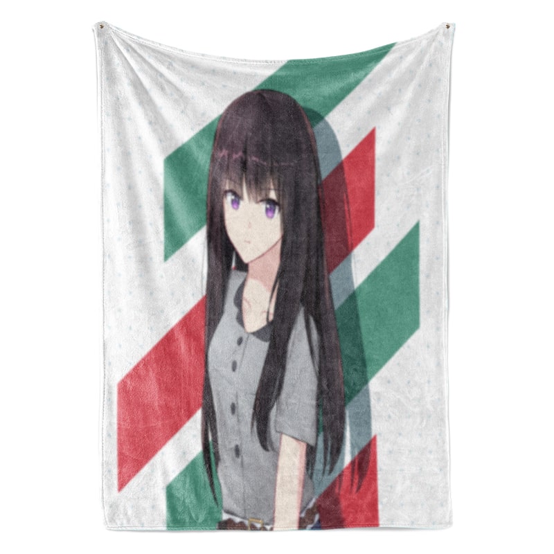 Takina Inoue Cute Kawai Fusion Lycoris Recoil Throw Blanket