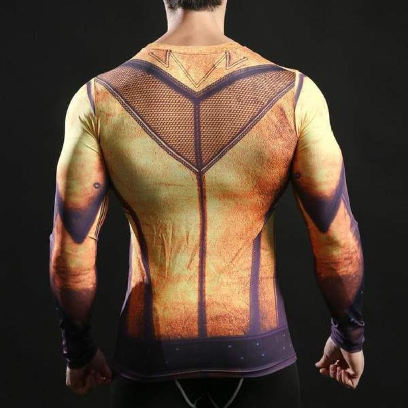 Red & Orange Unique The Flash Long Sleeve Shirt