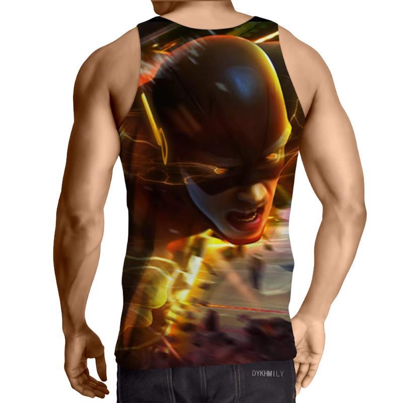 The Flash Red & Black 3D Printed Tank Top - Anime Wise