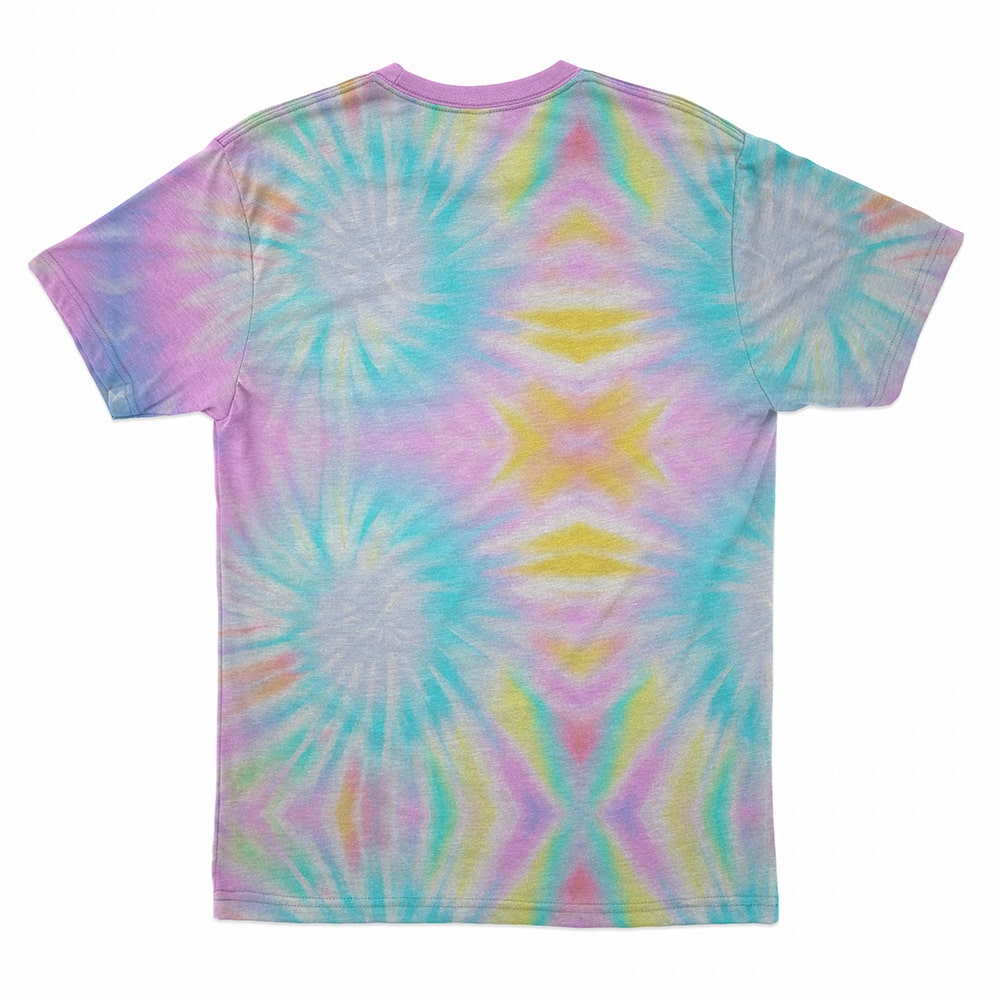 Tie Dye Color Fusion Pattern T-Shirt