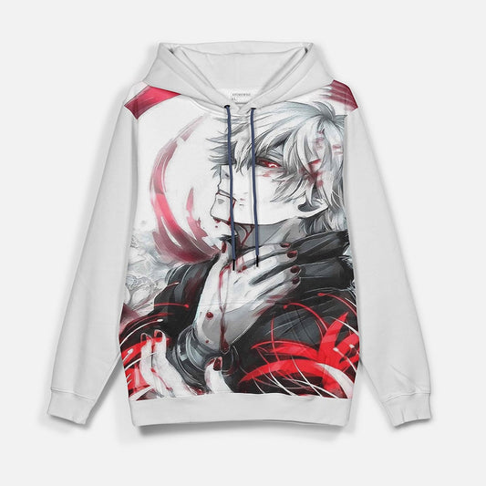 Tokyo Ghoul Root-A Kaneki Ken Modern Pattern Pullover Hoodie