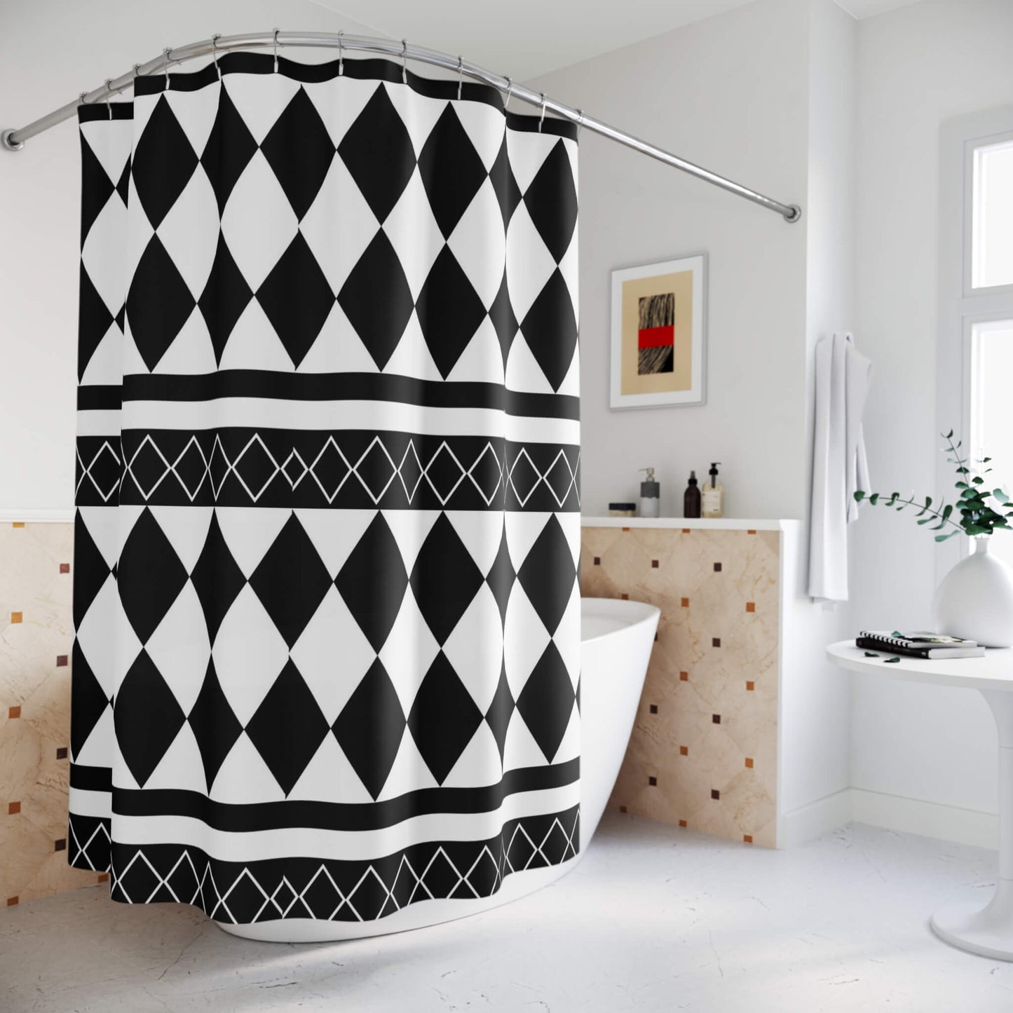 Draken Ken Ryuguji Classic Pattern Tokyo Revenger Shower Curtains