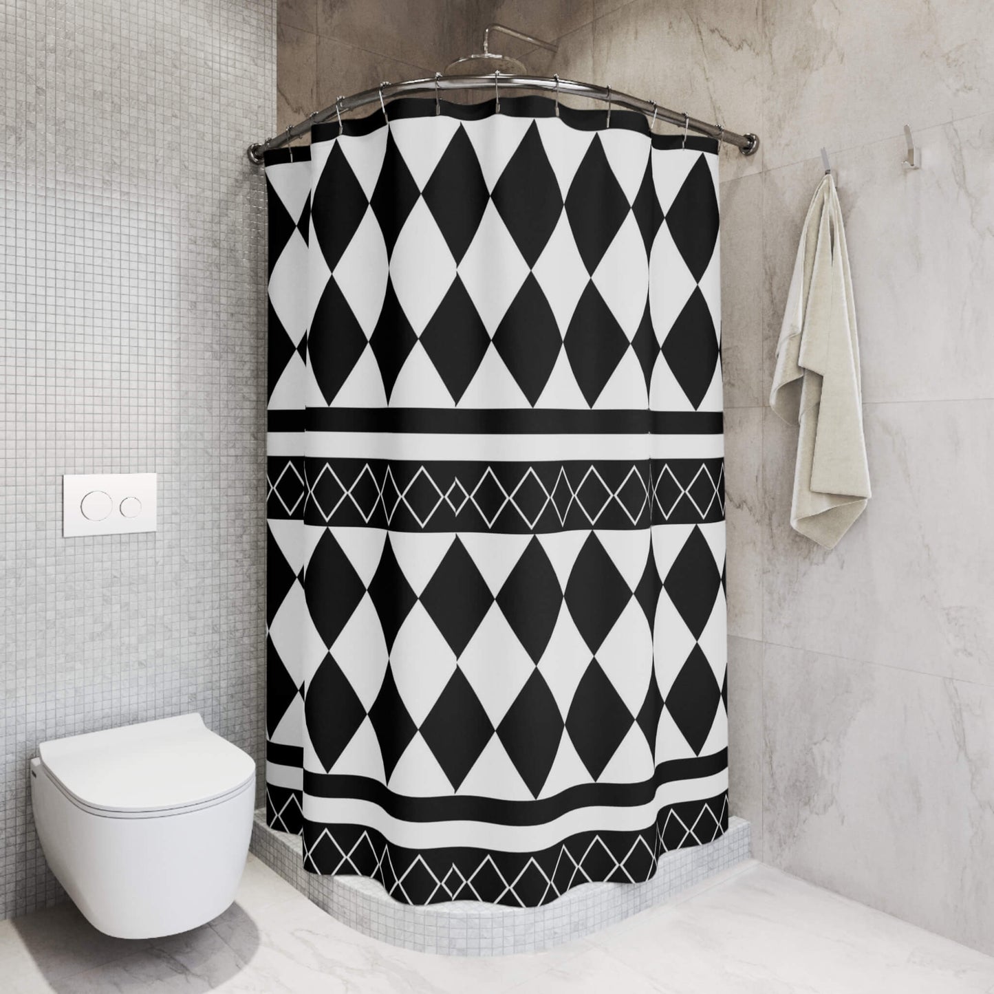 Draken Ken Ryuguji Classic Pattern Tokyo Revenger Shower Curtains