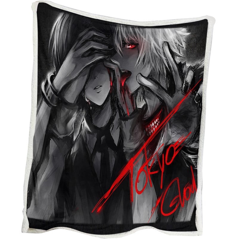 Touka Kirishima Ken Kaneki Ghoul Hipster Lust Tokyo Ghoul Blanket