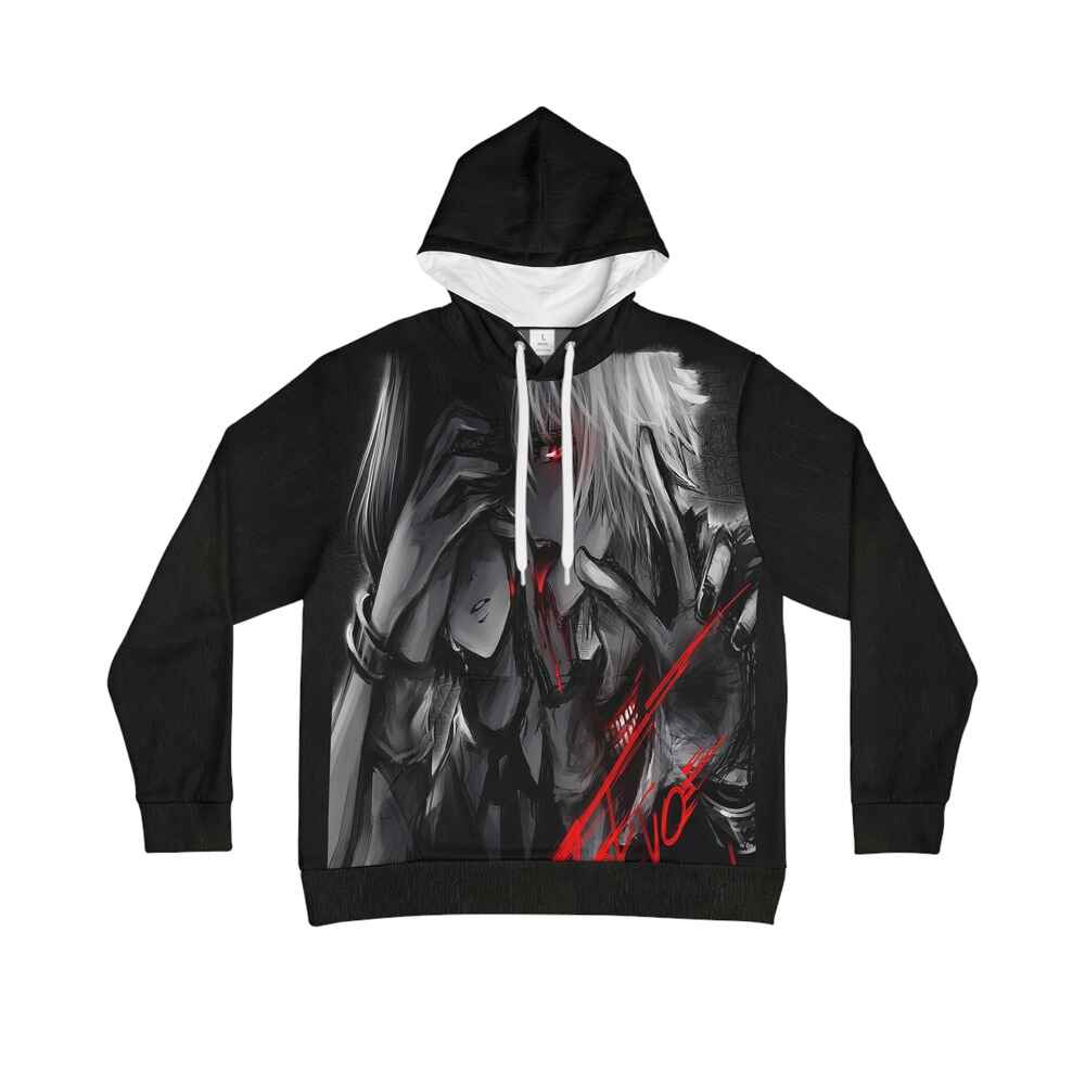 Tokyo Ghoul Ken Kaneki Touka Blood Lust Goth Look Pullover Hoodie