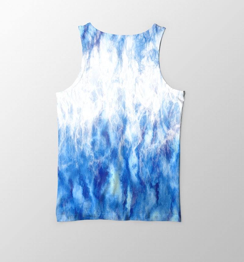 Tower Of God Emblem Art Abstract Blues Tank Top