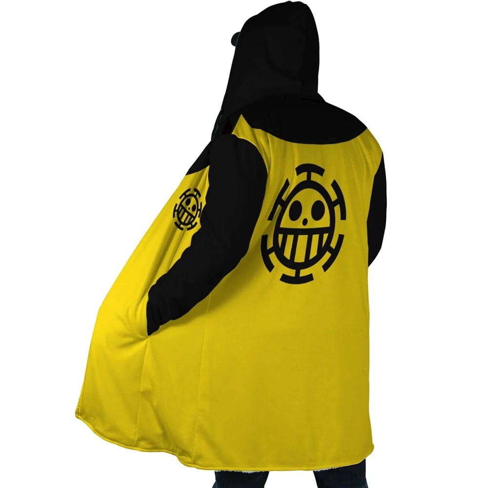 Trafalgar D Law One Piece Hooded Cloak Coat