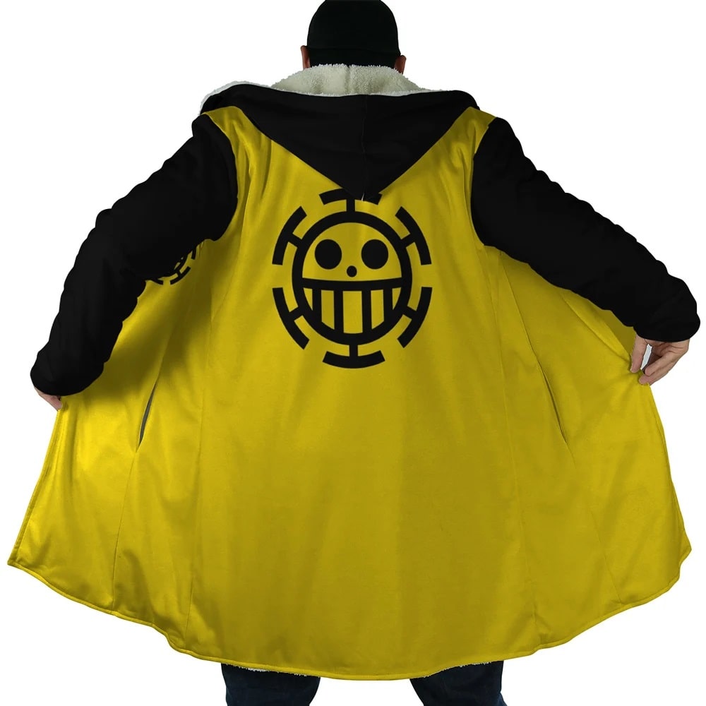 Trafalgar D Law One Piece Hooded Cloak Coat