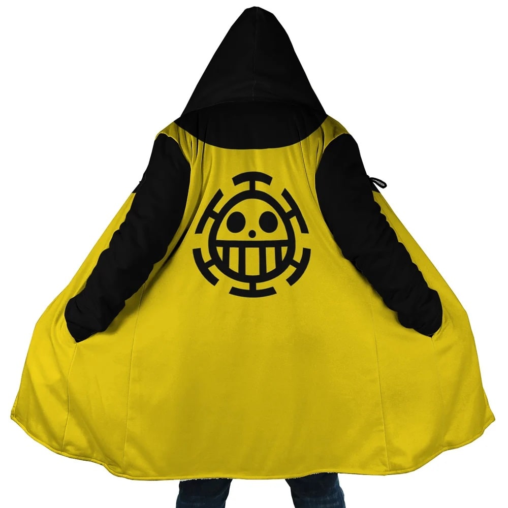 Trafalgar D Law One Piece Hooded Cloak Coat