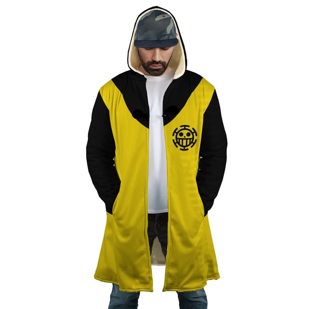 Trafalgar D Law One Piece Hooded Cloak Coat