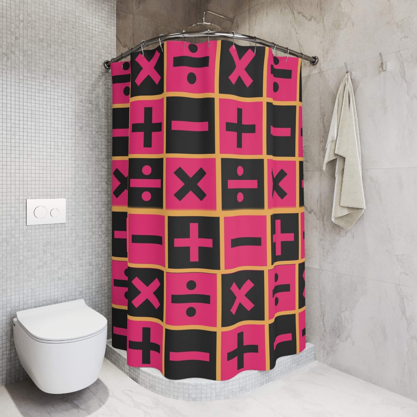 JoJo's Bizarre Adventure Trish Una Pattern Shower Curtains
