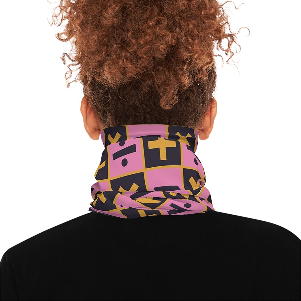Trish Una Pattern JoJo's Bizarre Adventure Neck Gaiter Bandana Scarf