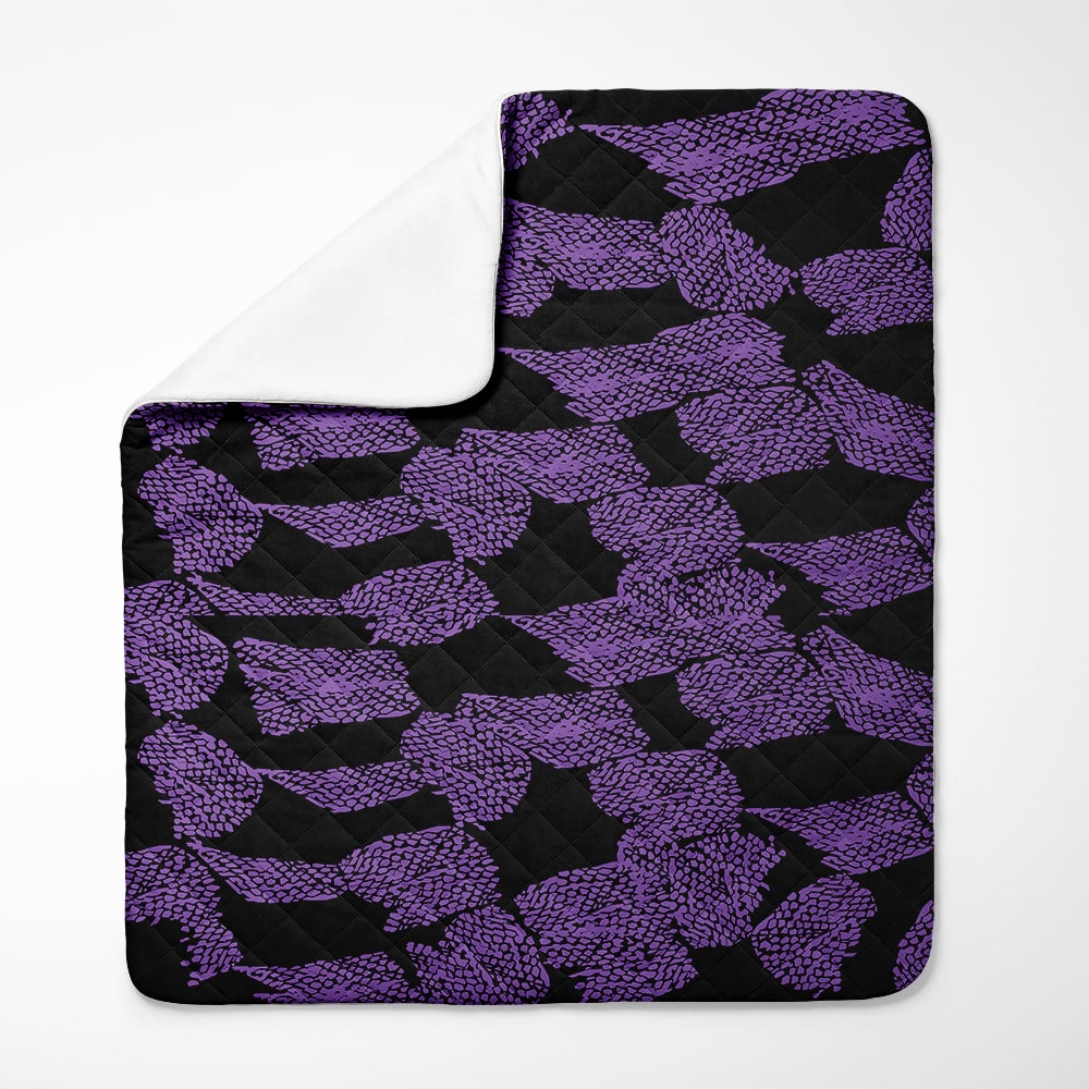 Kokushibo Demon Slayer Pattern Bedspread Quilt Set