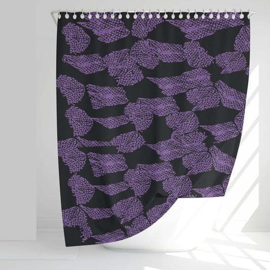 Twelve Kizuki Upper Rank One Demon Slayer Corp Shower Curtains