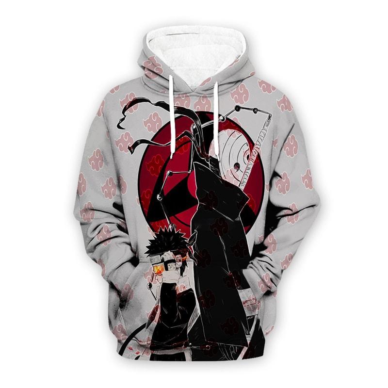 Uchiha Obito Sharingan Style Naruto Akatsuki Hoodie