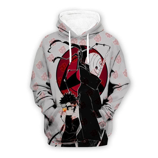 Uchiha Obito Sharingan Style Naruto Akatsuki Hoodie