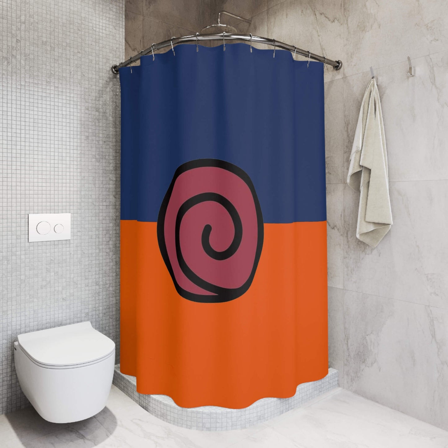 Naruto Uzumaki Classic Pattern Shower Curtains