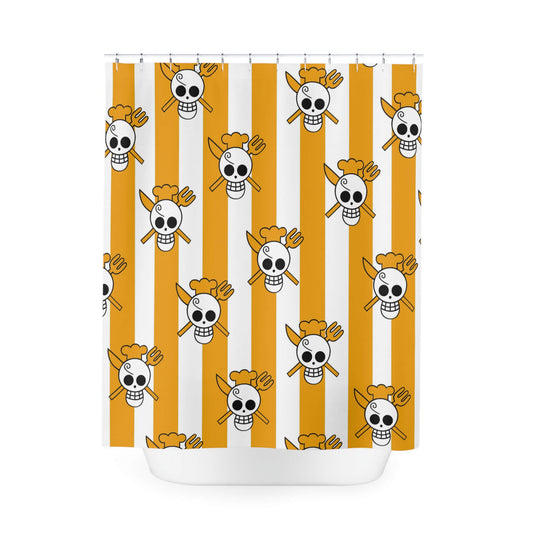 Vinsmoke Sanji Classic One Piece Pattern Shower Curtains