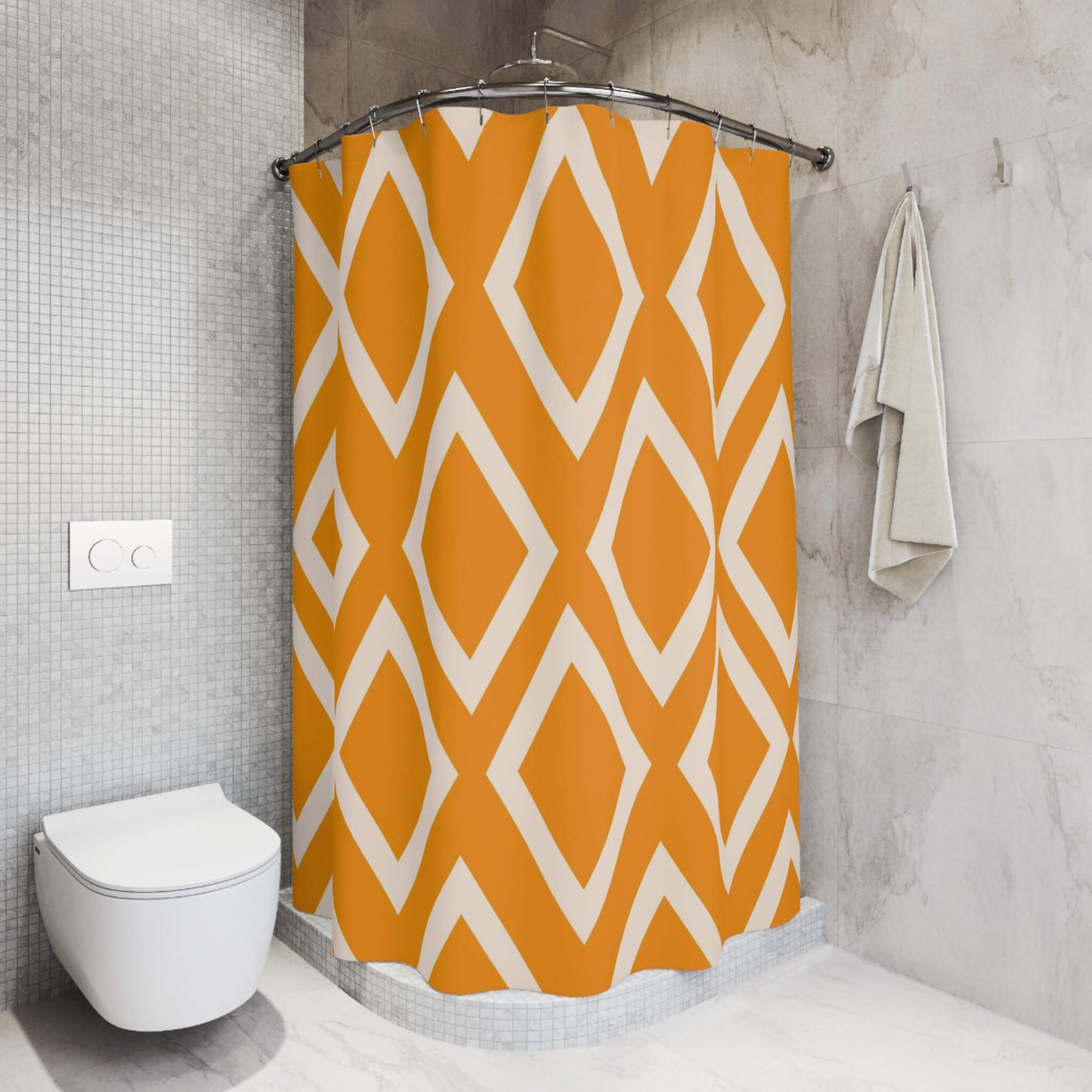Wano Arc Nami One Piece Pattern Shower Curtains