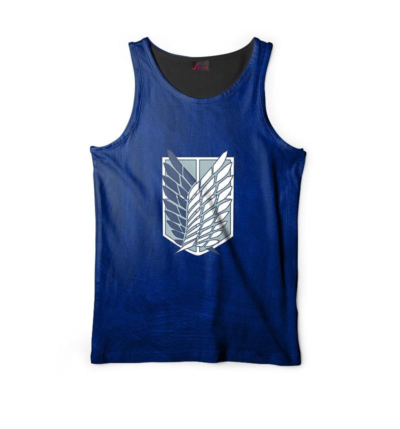 Wings of Freedom Scout Badge Brushed Attack On Titan Tank Top