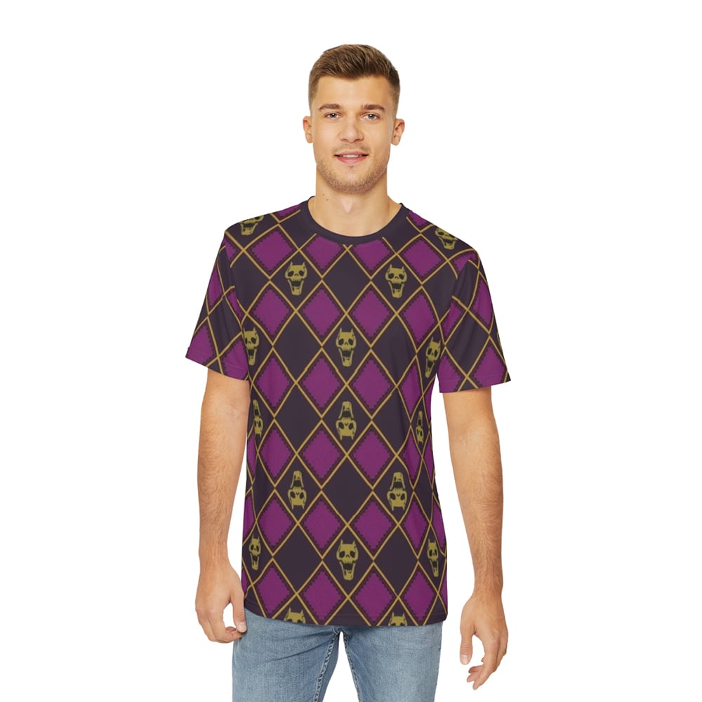 Yoshikage Kira Kira JoJo's Bizarre Adventure Skeletons Emblem T-Shirt